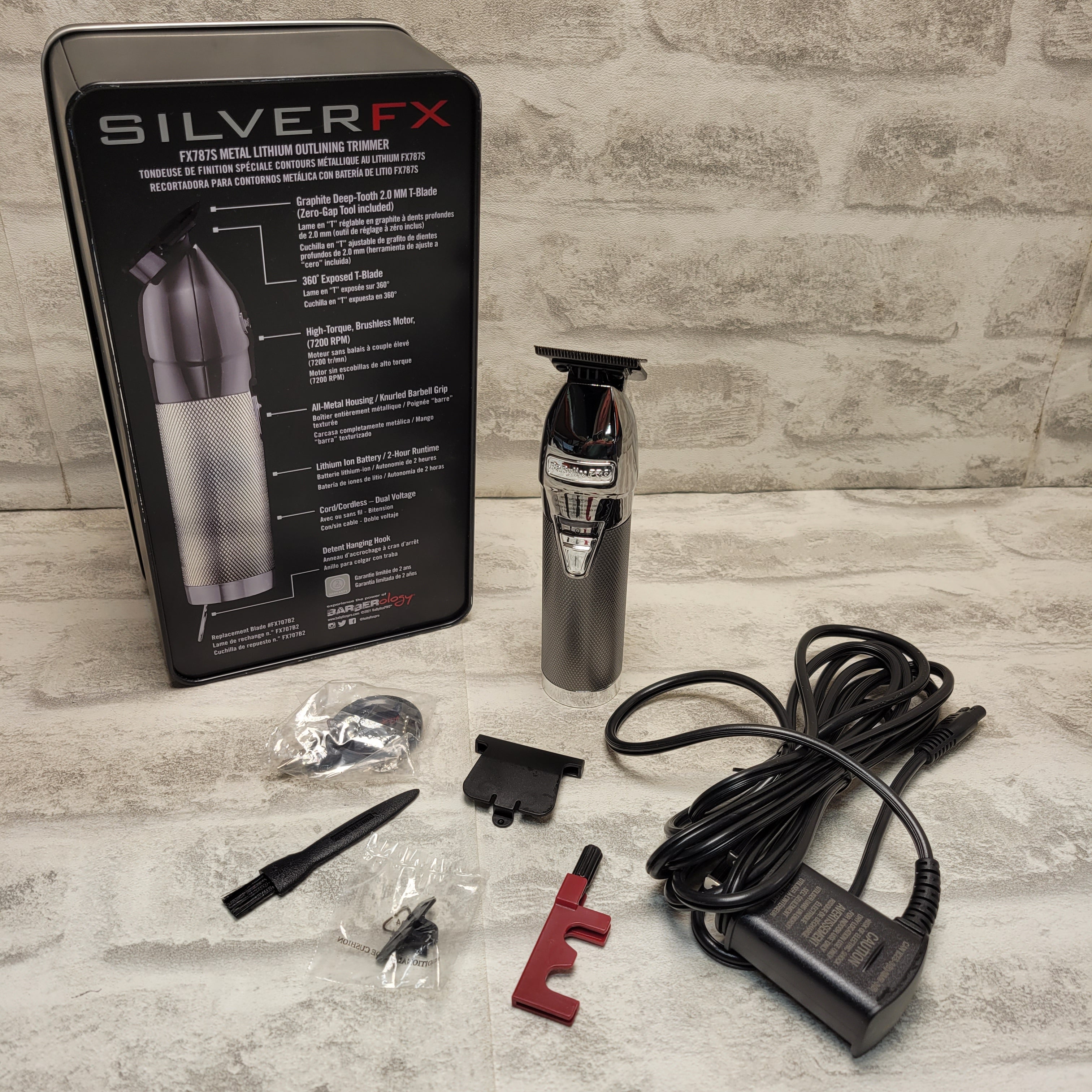 BaBylissPRO SILVERFX Metal Collection FX787S (7828357546222)